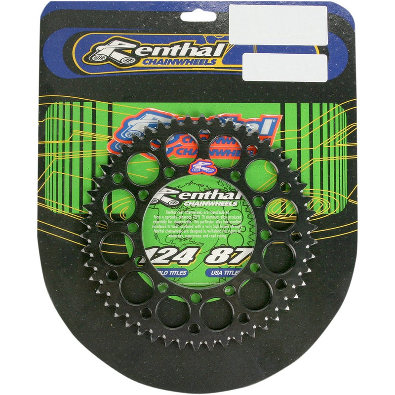 Renthal Sprocket - Kawasaki - Black - 50 Tooth 191U-420-50GEBK
