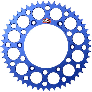 Renthal Rear Sprocket - Suzuki/Yamaha - Blue - 50 Tooth 121U-428-50GPBU
