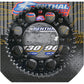 Renthal Sprocket - Black - 47 Tooth 121U-428-47GPBK