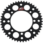Renthal Sprocket - Black - 47 Tooth 121U-428-47GPBK