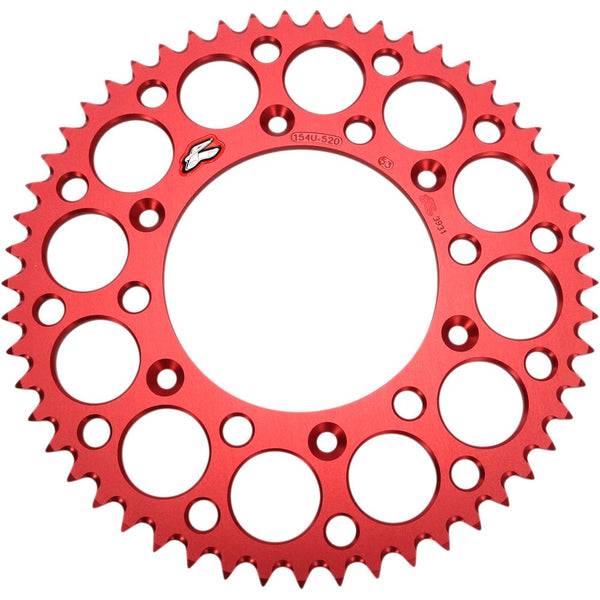 Renthal Sprocket - Honda - Red - 53 Tooth 154U-520-53GRRD