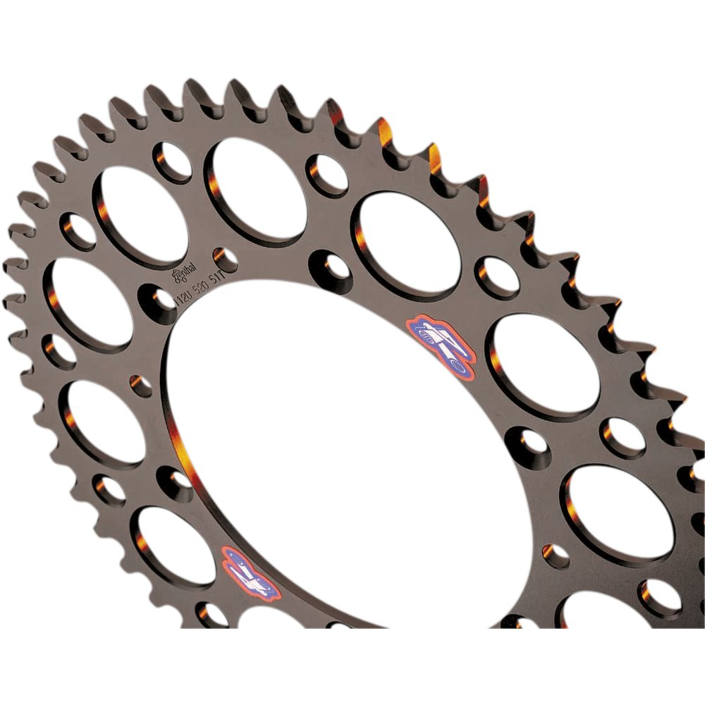 Renthal Sprocket - Honda - Black - 53 Tooth 154U-520-53GRBK