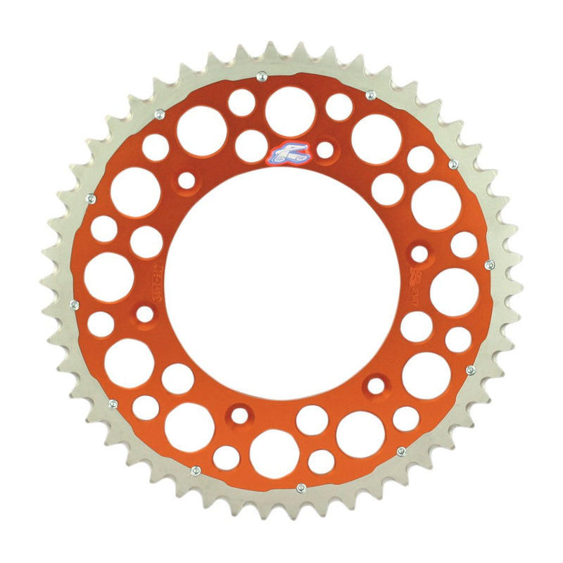 Renthal Twinring* Rear Sprocket - 50 Tooth - Orange 2240-520-50GPOR