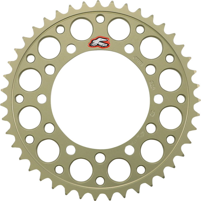 Renthal Rear Sprocket - Aluminum - 43 Tooth 210U-525-43P-HA