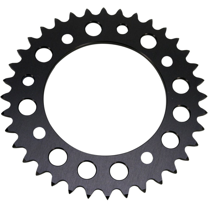 Renthal Rear Sprocket - Aprilia/Gas Gas/Husqvarna/KTM - Black - 38 Tooth 491--415-38P-BK