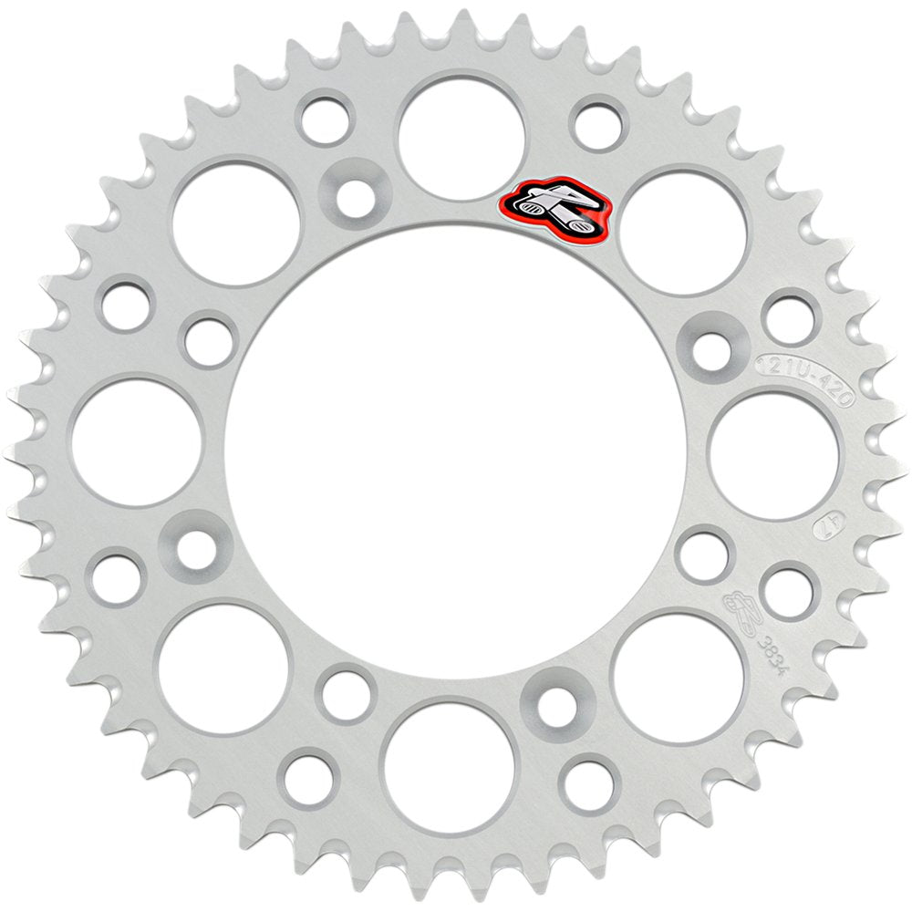 Renthal Sprocket - Yamaha - Silver - 47 Tooth 121U-420-47GBSI