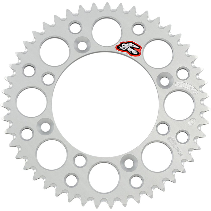 Renthal Sprocket - Yamaha - Silver - 47 Tooth 121U-420-47GBSI