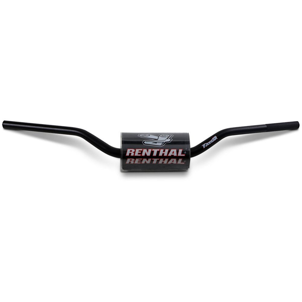 Renthal Handlebar - Fatbar - 602 - YZ ('07 - '20)/YZF ('07 - '17) - Black 602-01-BK