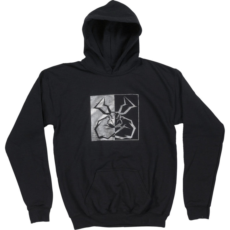 MOOSE OFFROAD Youth Split Personality Hoodie - Black - Small 3052-0673