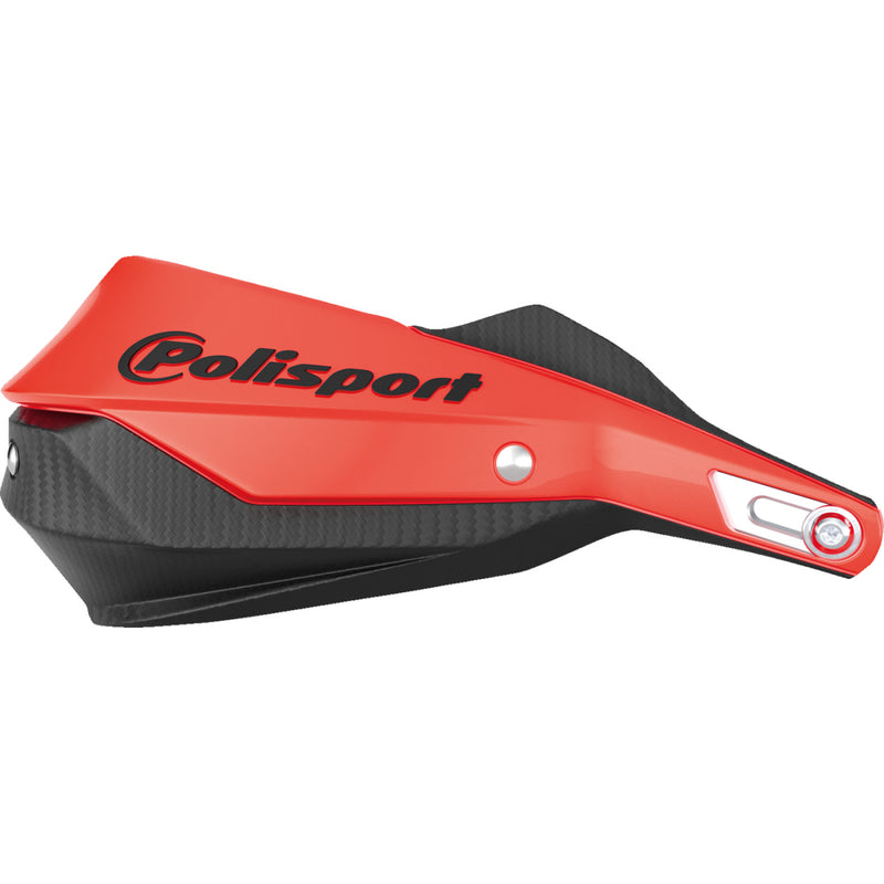 POLISPORT Handguards - Trail Blazer - Red/Black 8308800006 by Polisport