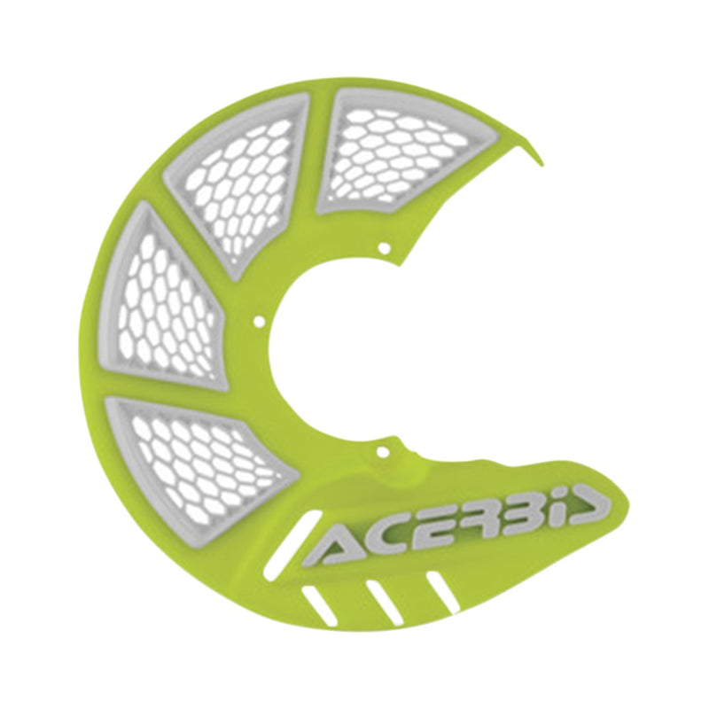 Acerbis X-Brake Disc Cover - Fluorescent Yellow/White 2449494310