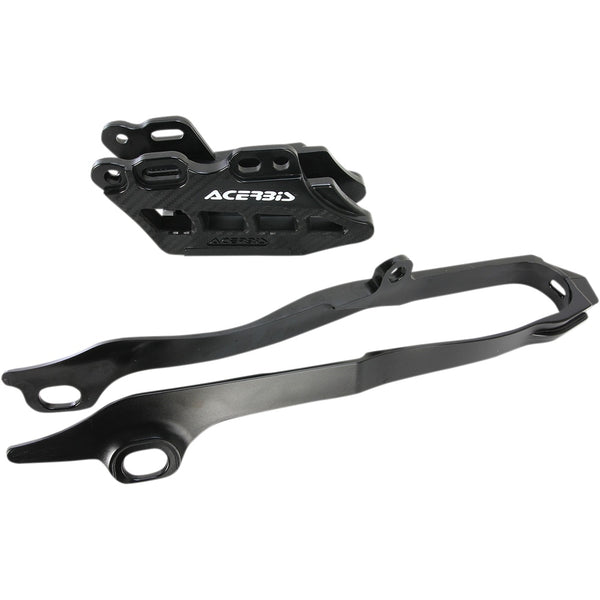 Acerbis Chain Guide 2.0 and Slider Kit - Honda CRF250R - Black 2449430001