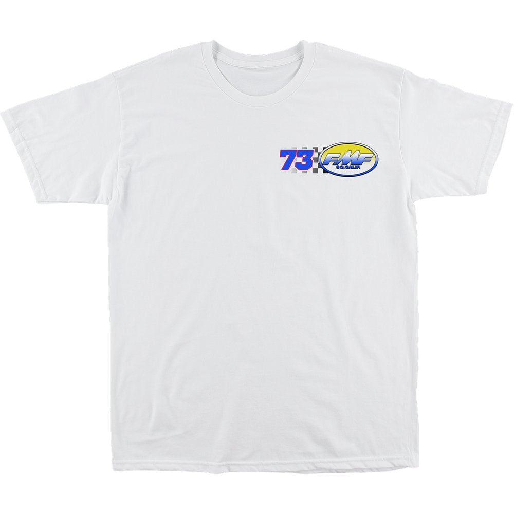 FMF Exhaust 500 T-Shirt - White - XL SP24118907WHTXL