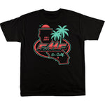 FMF Golden Stay T-Shirt - Black - Large SP24118904BLKLG