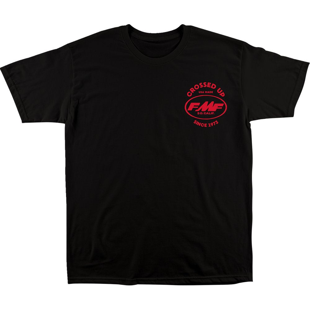 FMF Crossed Up T-Shirt - Black - 2XL SP24118901BLK2X