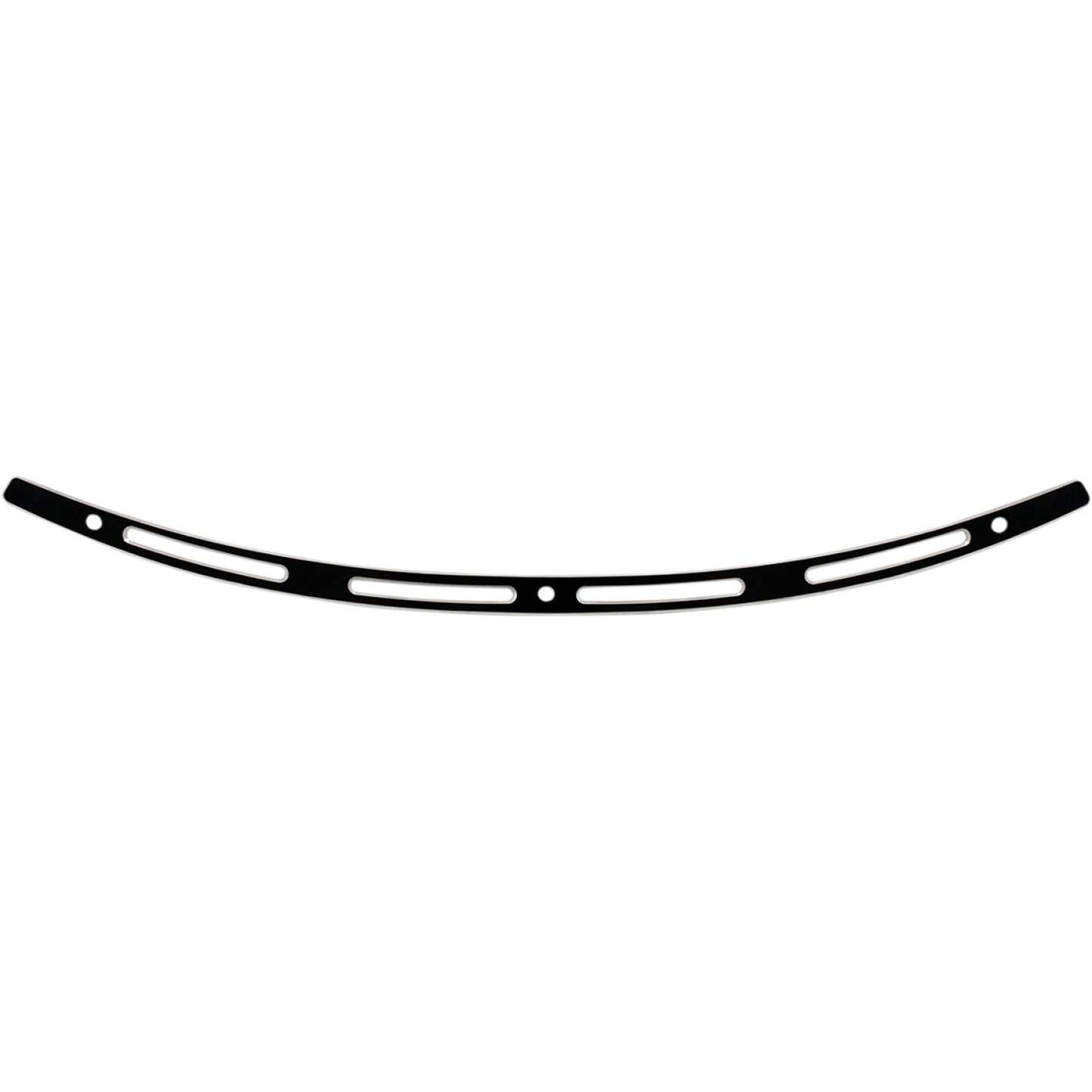 Memphis Shades Windshield Trim - Black - Slots - FLH MEB0974