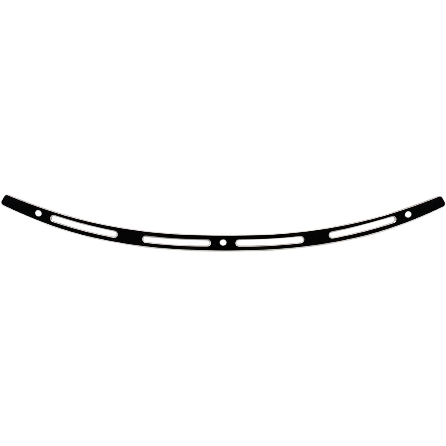 Memphis Shades Windshield Trim - Black - Slots - FLH MEB0974