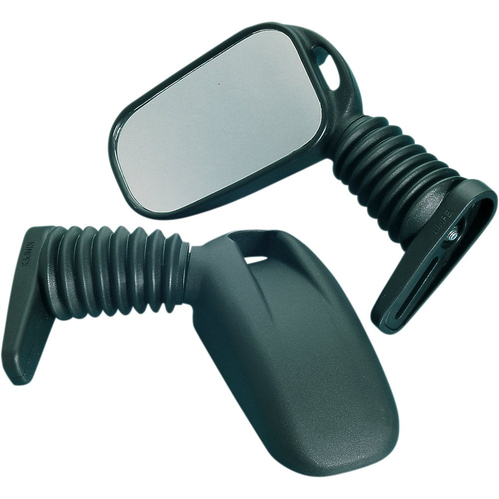 Kimpex Mirror - Side View - Rectangular - Black - Pair - Arctic Cat 283989