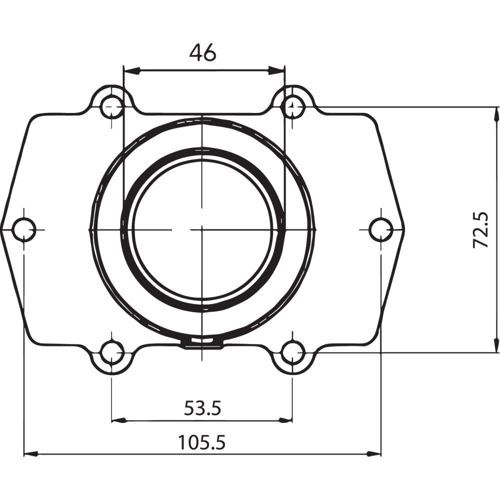 Kimpex Carburetor Mounting Flange - Arctic Cat 104551