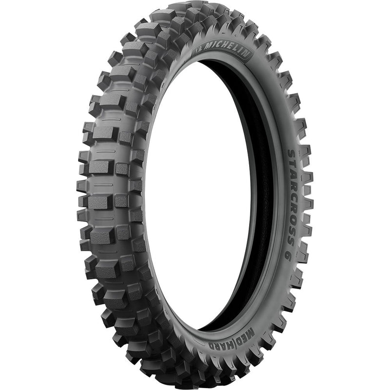 Michelin Tire - StarCross 6 Medium Hard - Rear - 110/100-18 - 64M 02281