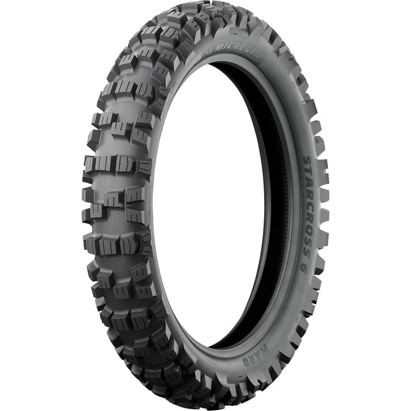 Michelin Tire - StarCross 6 Medium Hard - Rear - 100/90-19 - 57M 42268