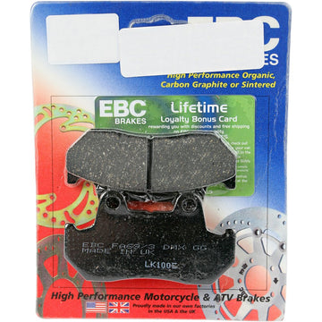 EBC Organic Brake Pads FA69/3
