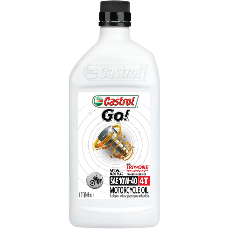 Castrol Go! Mineral 4T Engine Oil - 10W-40 - 1 U.S. quart 15B64F