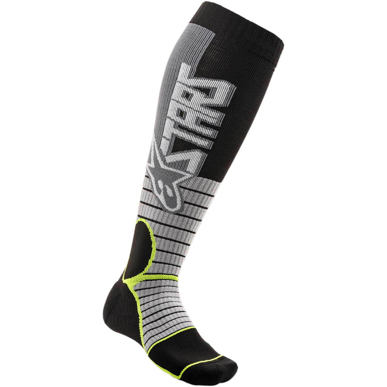 ALPINESTARS MX Pro Socks - Gray/Yellow - Medium 4701520-905-SM