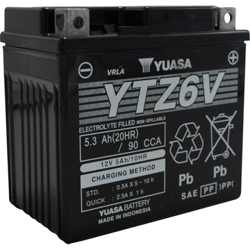 Yuasa Battery - YTZ6V YUAM726ZS