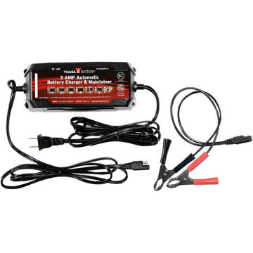 Yuasa Battery Charger - 3 A - 12V YUA3AMPCH