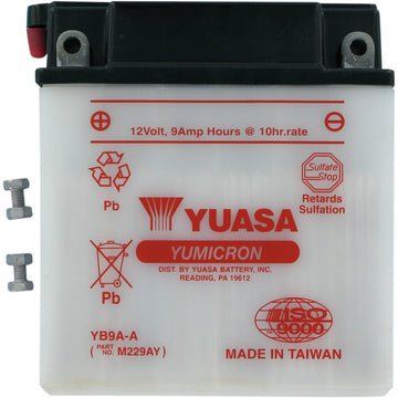 Yuasa Battery - YB9A-A YUAM229AY