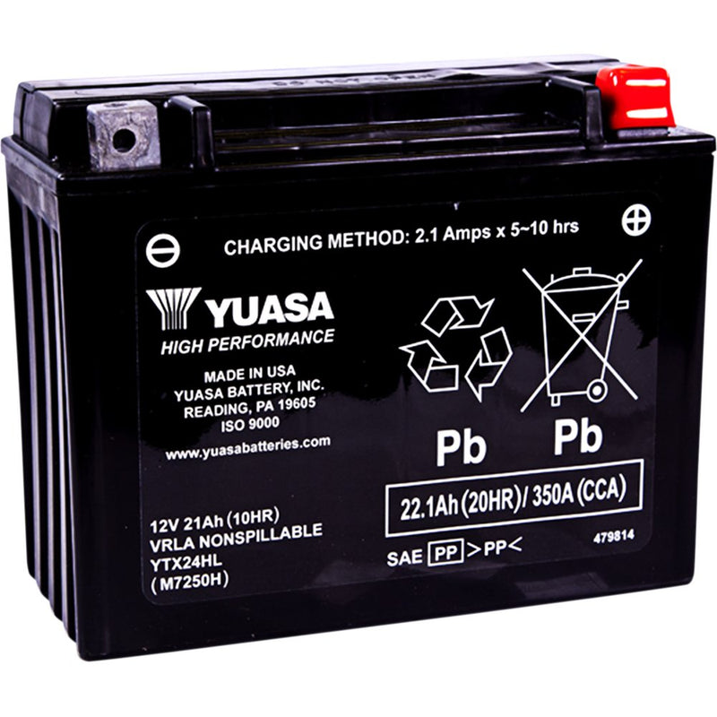 Yuasa AGM Battery - YTX24HL YUAM7250H