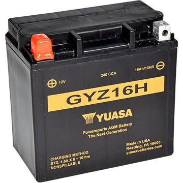 Yuasa AGM Battery - GYZ16H YUAM716GH