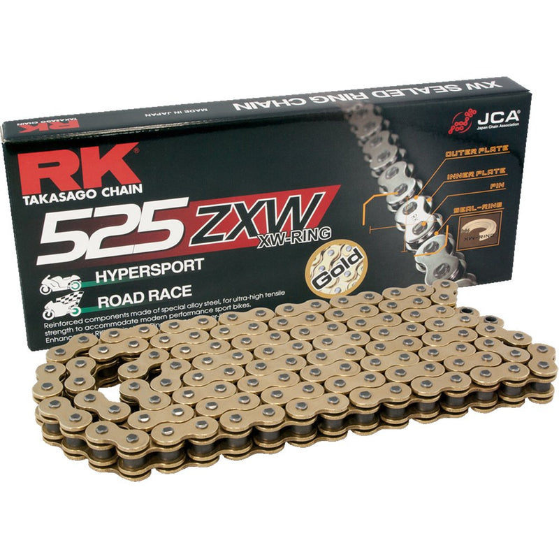 RK 525 ZXW - Drive Chain - 120 Links - Gold GB525ZXW-120