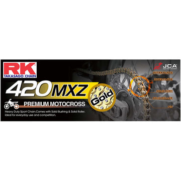 RK 420 MXZ - Heavy Duty Drive Chain - 104 Links GB420MXZ-104