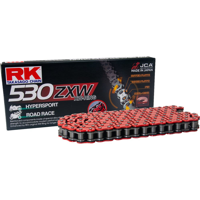 RK 530 ZXW - Connecting Link - Rivet - Red RR530ZXW-RL