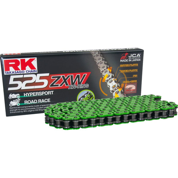 RK 525 ZXW - Connecting Link - Rivet - Green MM525ZXW-RL