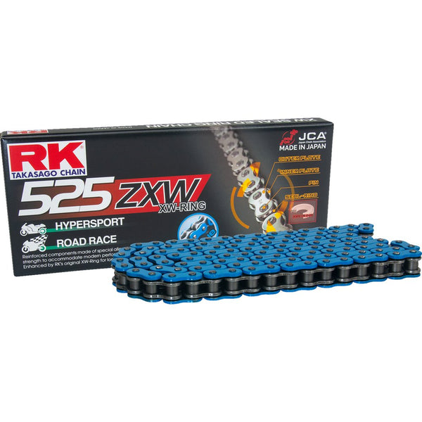 RK 525 ZXW - Connecting Link - Rivet - Blue BB525ZXW-RL