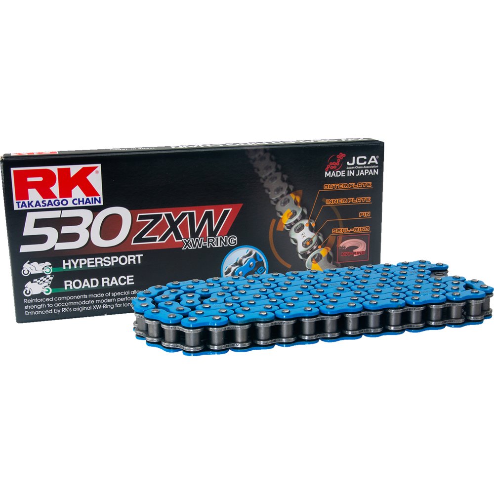 RK 530 ZXW - Drive Chain - 120 Links - Blue BB530ZXW-120