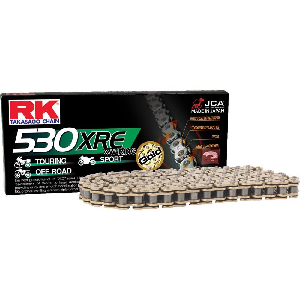 RK 530 XRE - Drive Chain - 116 Links - Gold GB530XRE-116