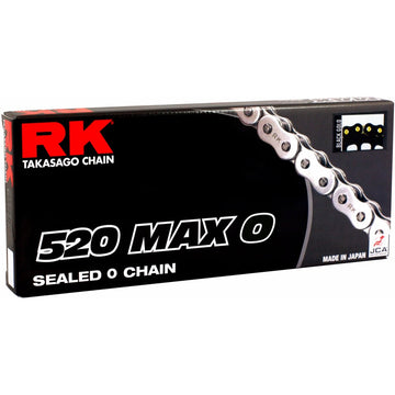 RK 520 Max O - Drive Chain - 120 Links - Black/Gold 520MAXO-120-BG