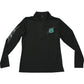 Moose Offroad Women's Flourish Script Quarter Zip Pullover - Black - Medium 3051-1232