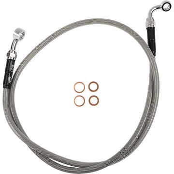 Moose Offroad Stainless Steel Braided Clutch Line - Gas Gas/Husqvarna H01-3-021/P