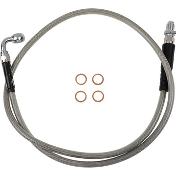 Moose Offroad Stainless Steel Braided Clutch Line - Beta B05-3-007/P