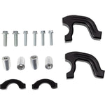 Moose Offroad Evo 2 Black Debris Deflectors with Tapered Clamp Set 50-5218B