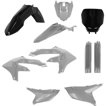 Acerbis Full Replacement Body Kit - Black/Gray 2979591001