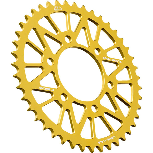 JT Sprockets Rear Sprocket - Aluminum - 43 Tooth - Gold - Kawasaki JTA478.43GLD