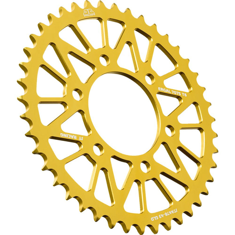 JT Sprockets Rear Sprocket - Aluminum - 43 Tooth - Gold - Kawasaki JTA478.43GLD