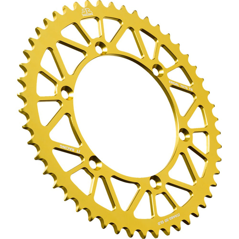 JT Sprockets Rear Sprocket - Aluminum - 50 Tooth - Gold - Kawasaki JTA460.50GLD