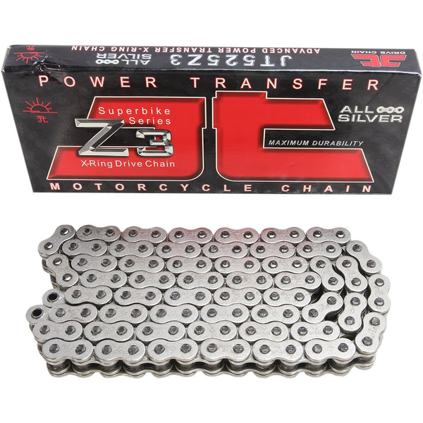 JT Chains 525 Z3 - Heavy Duty Drive Chain - 110 Links - Nickel JTC525Z3NN110RL